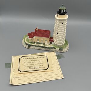 1991 Lighthouse Cana Island WI #119 Harbour Lights Signed B Younger 95 Nautical
